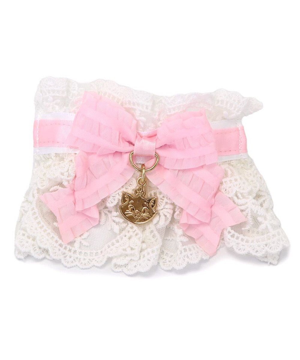 PET PARADISE ディズニー マリー 猫首輪  段リボン 小/中