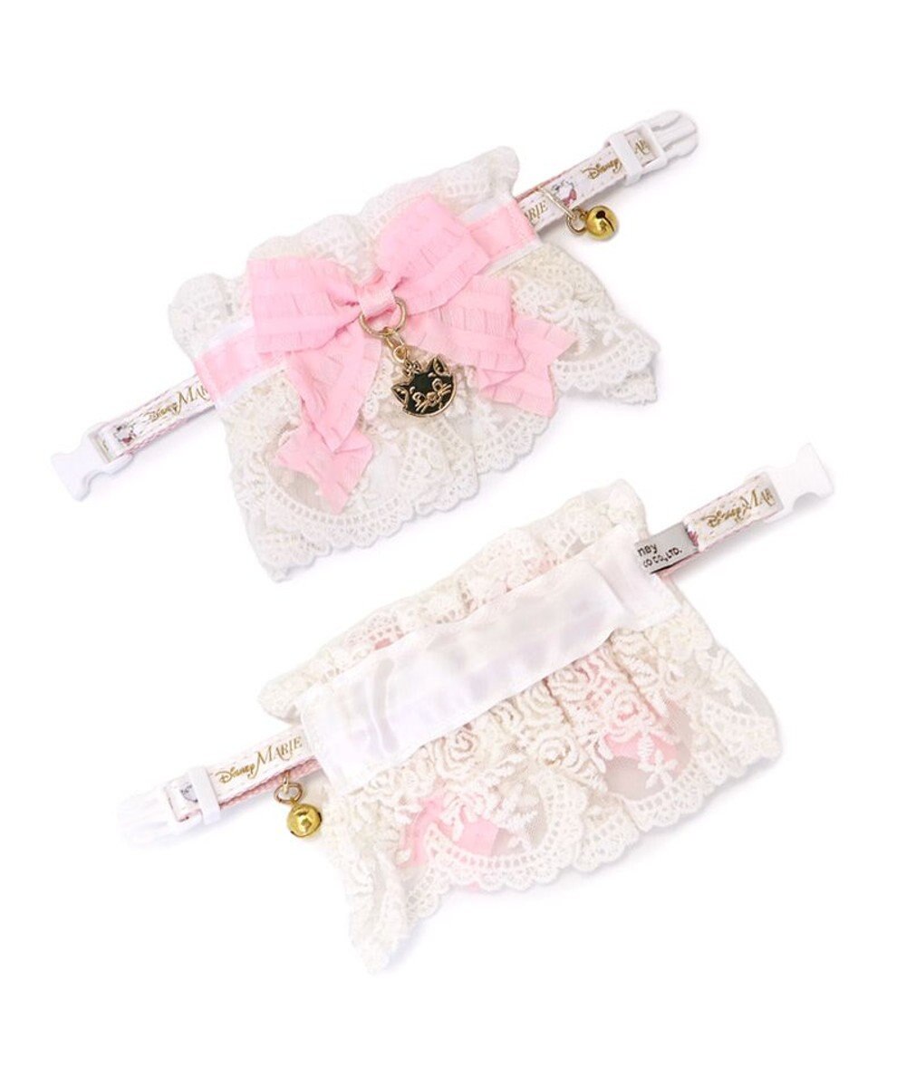 PET PARADISE ディズニー マリー 猫首輪  段リボン 小/中