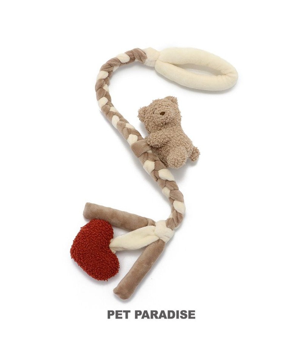 PET PARADISE ペットパラダイス ロープ 編みトイ くま 茶系