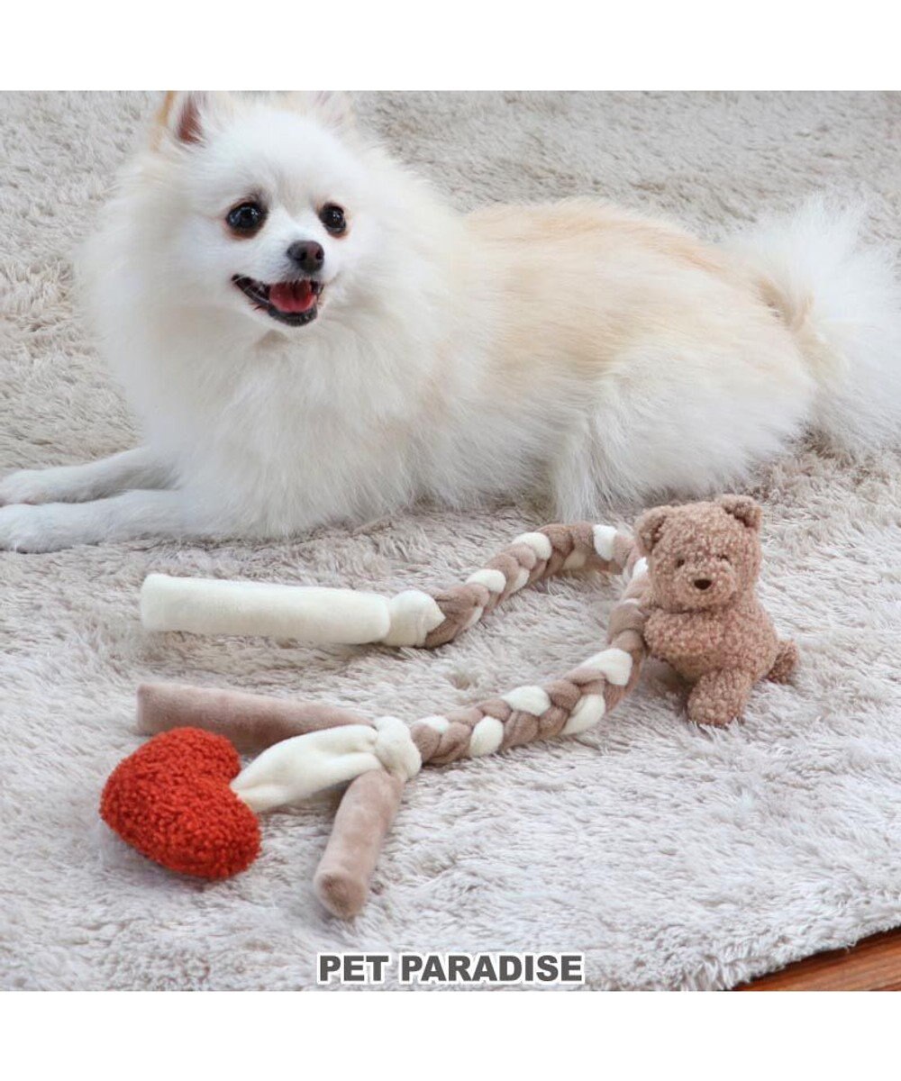 PET PARADISE  ペットパラダイス ロープ 編みトイ くま 