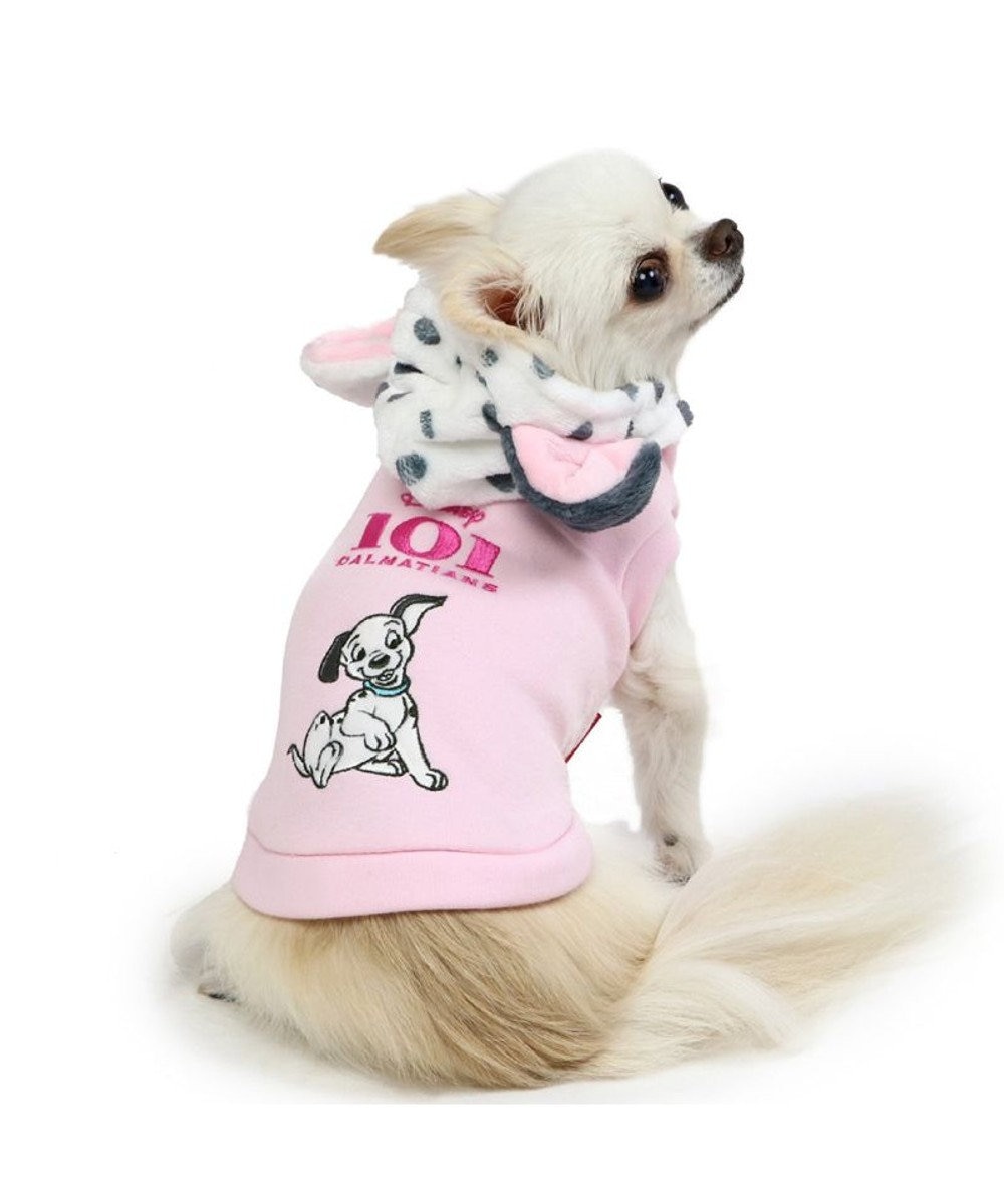 PET PARADISE ディズニー 101匹わんちゃん フード付きトレーナー 《パステル ピンク》 小型犬 ピンク