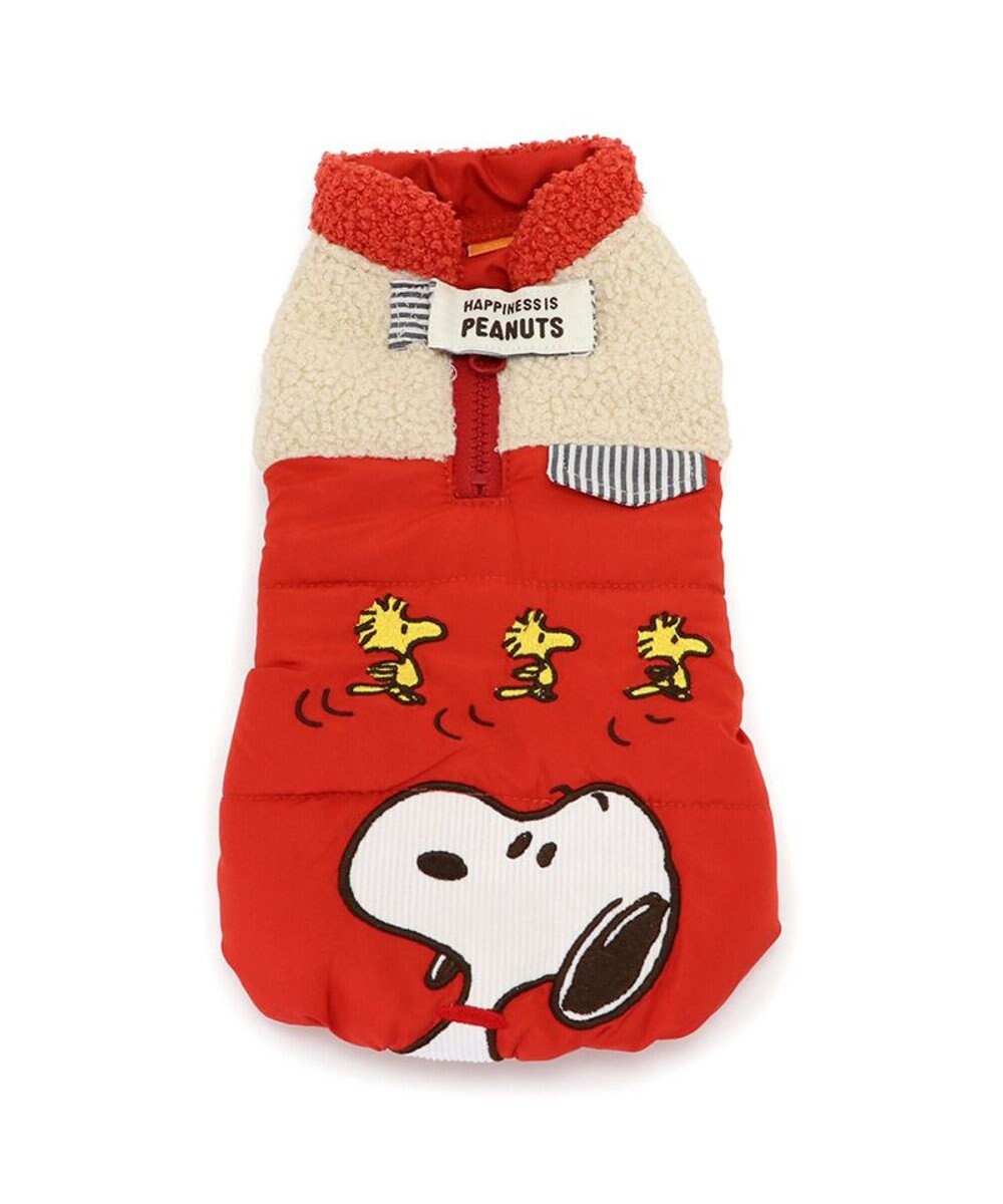 PET PARADISE スヌーピー 遠赤外線 エアベスト 《オレンジ》 小型犬 
