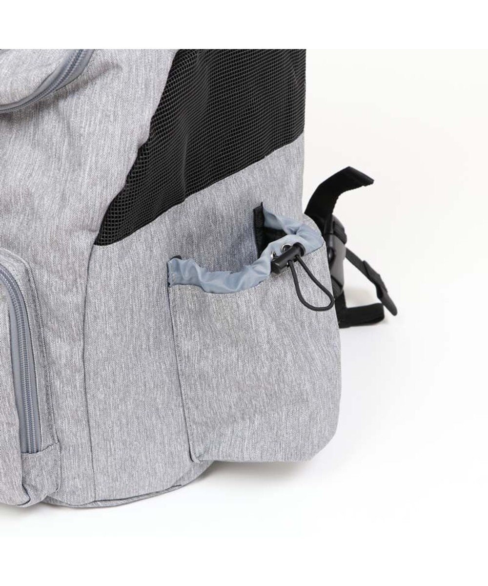 PET PARADISE J.PRESS マルチリュック グレー （M ）L ハグ＆キャリー 小型犬 