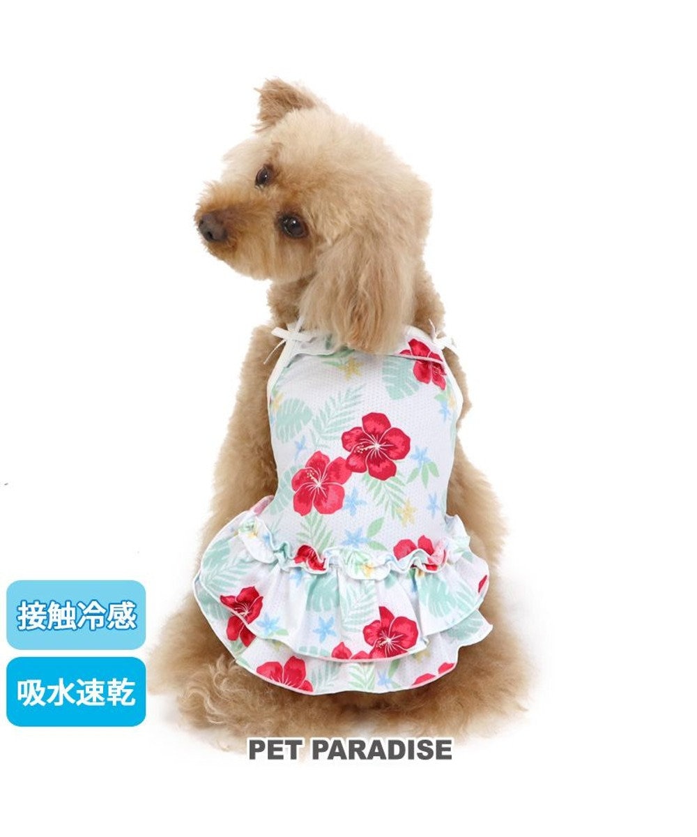 PET PARADISE ペットパラダイス 花柄ワンピース 【小型犬】 ピンク（淡）