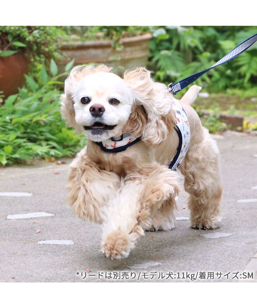 PET PARADISE リサとガスパール 保冷剤ポケット付き ハーネス ＳＭ 中型犬 