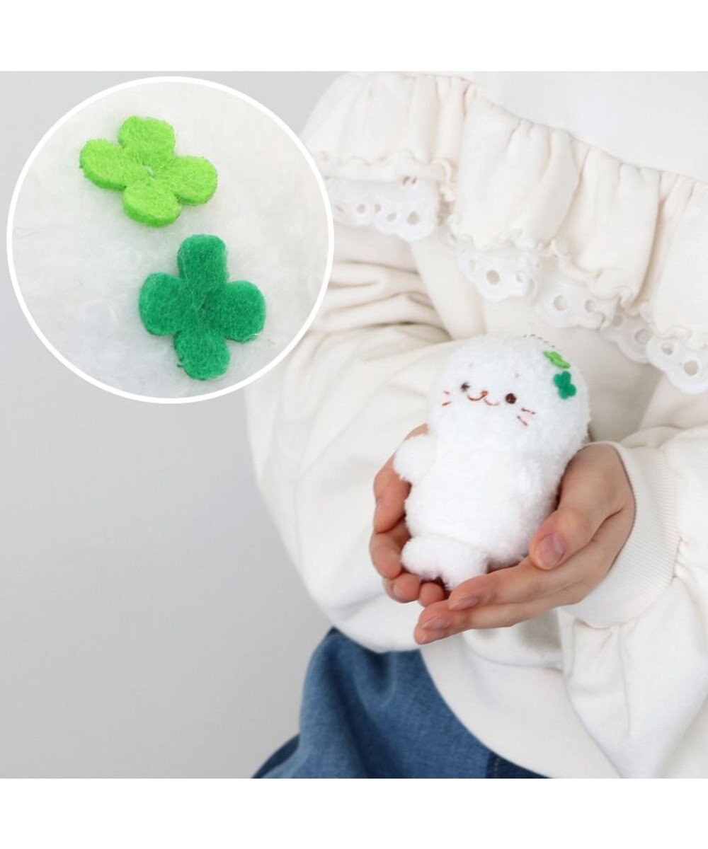 Mother garden しろたん もふもふ お座り マスコットキーホルダー 【単品】