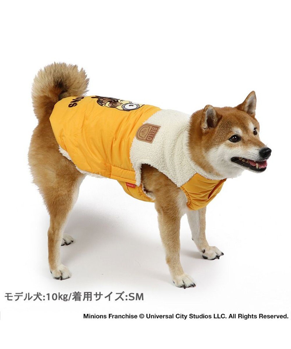 PET PARADISE ミニオン ボブ 遠赤外線 綿入ベスト 中型犬 