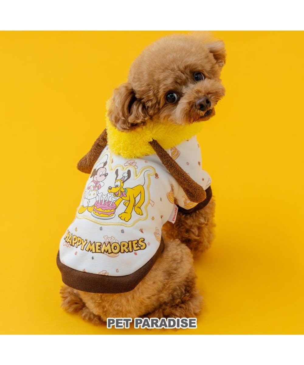 PET PARADISE ディズニー ミッキーマウス&プルート パーカー 《ケーキ柄》 小型犬