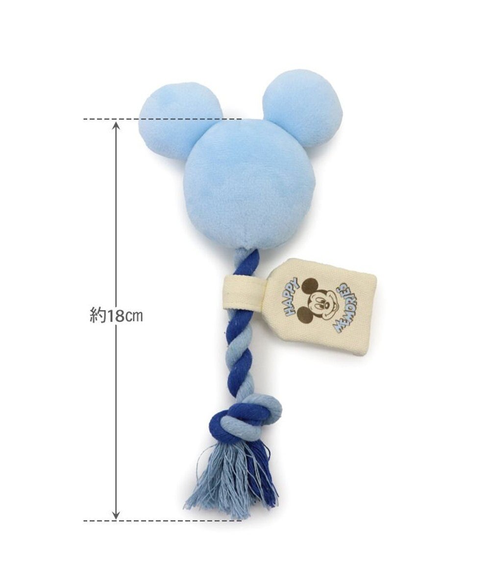 PET PARADISE ディズニー ミッキーマウス 風船ロープ トイ 《ブルー》 小型犬 