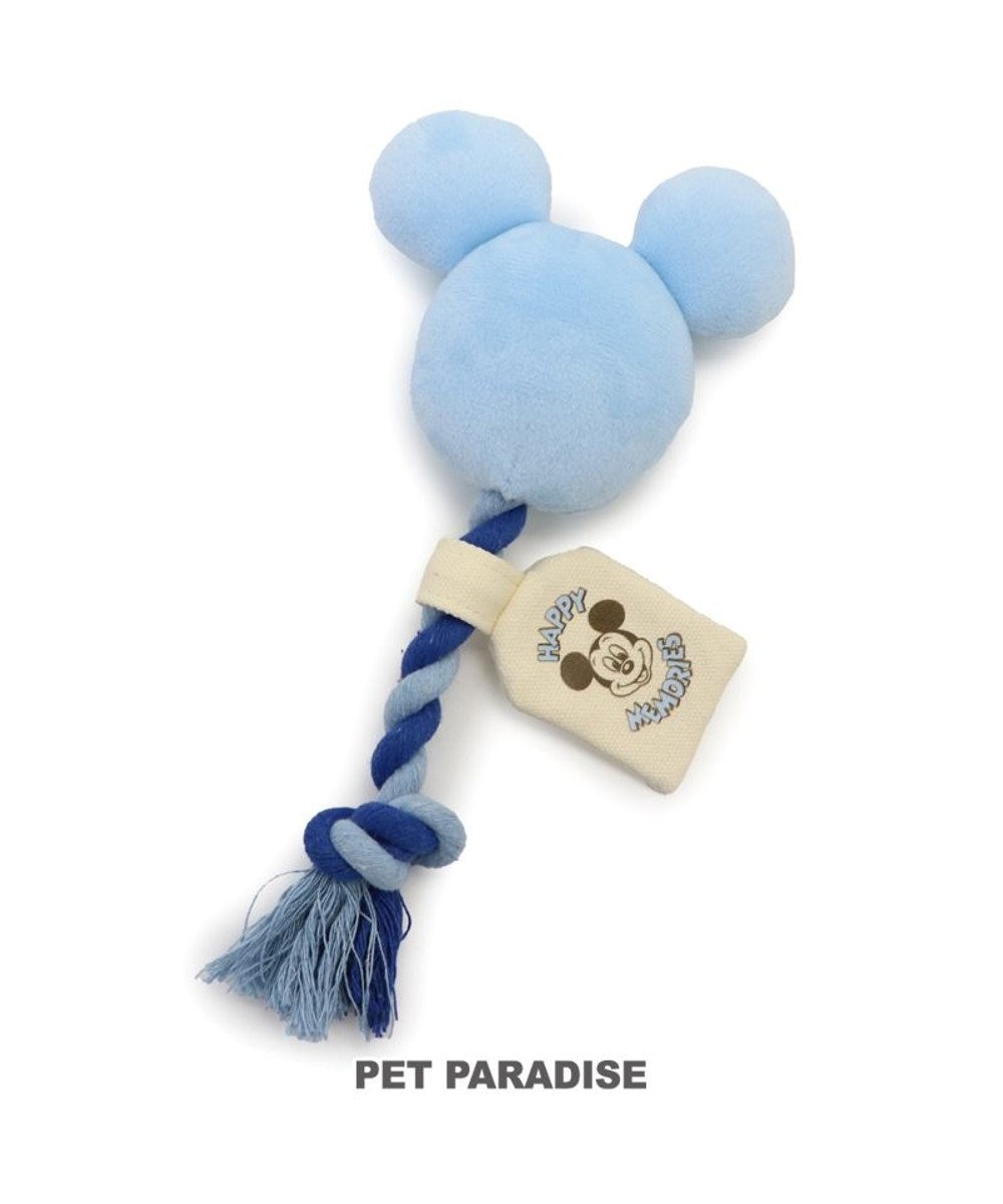 PET PARADISE ディズニー ミッキーマウス 風船ロープ トイ 《ブルー》 小型犬 ブルー