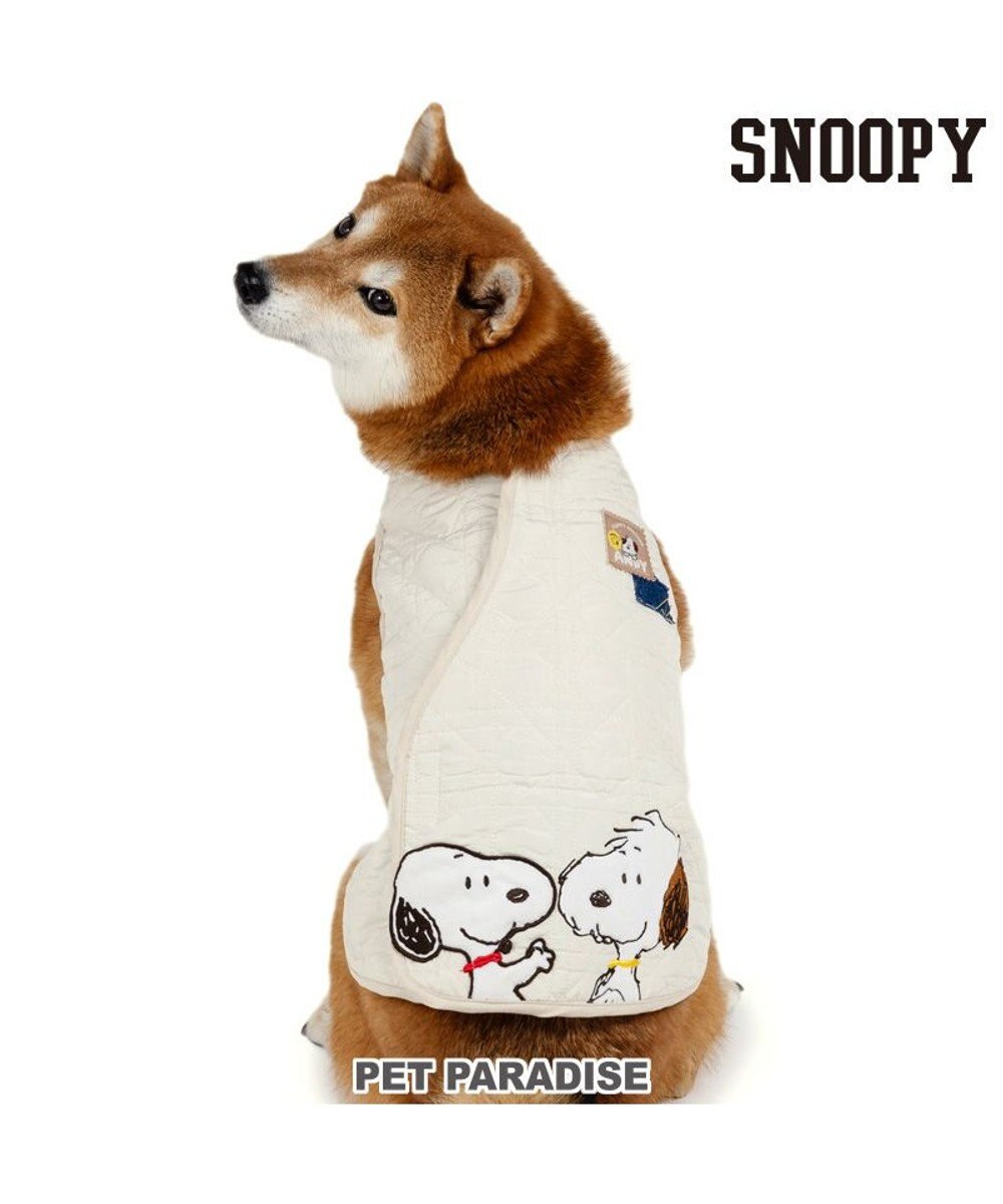 PET PARADISE スヌーピー 背中開き ベスト 《兄弟柄》 中型犬