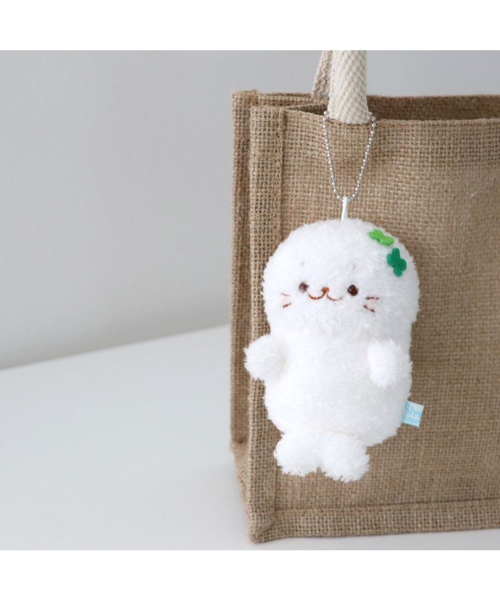 Mother garden しろたん もふもふ お座り マスコットキーホルダー 【単品】 