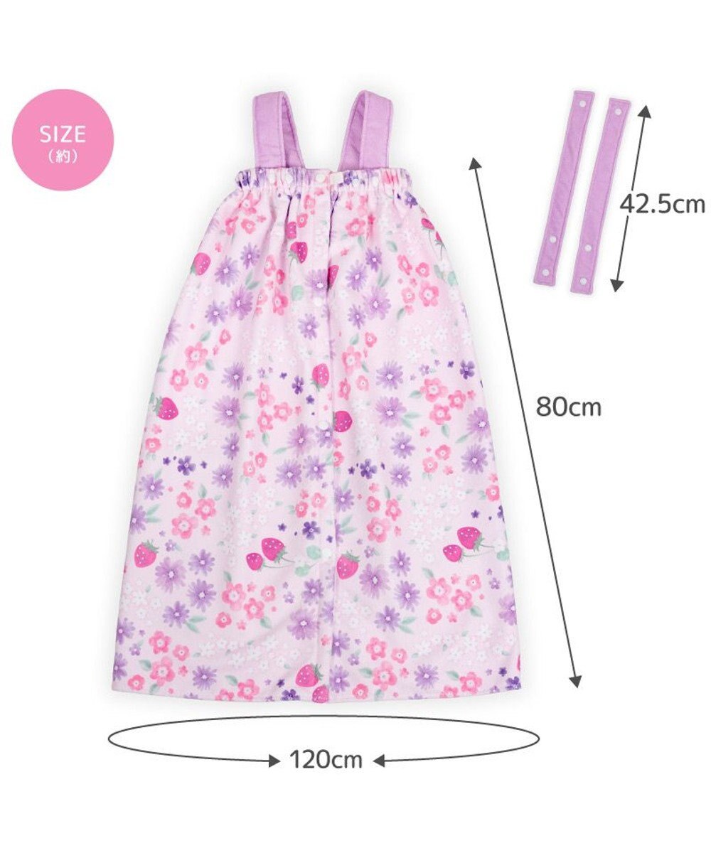 Mother garden マザーガーデン 野いちご 水泳 ラップタオル 80cm 