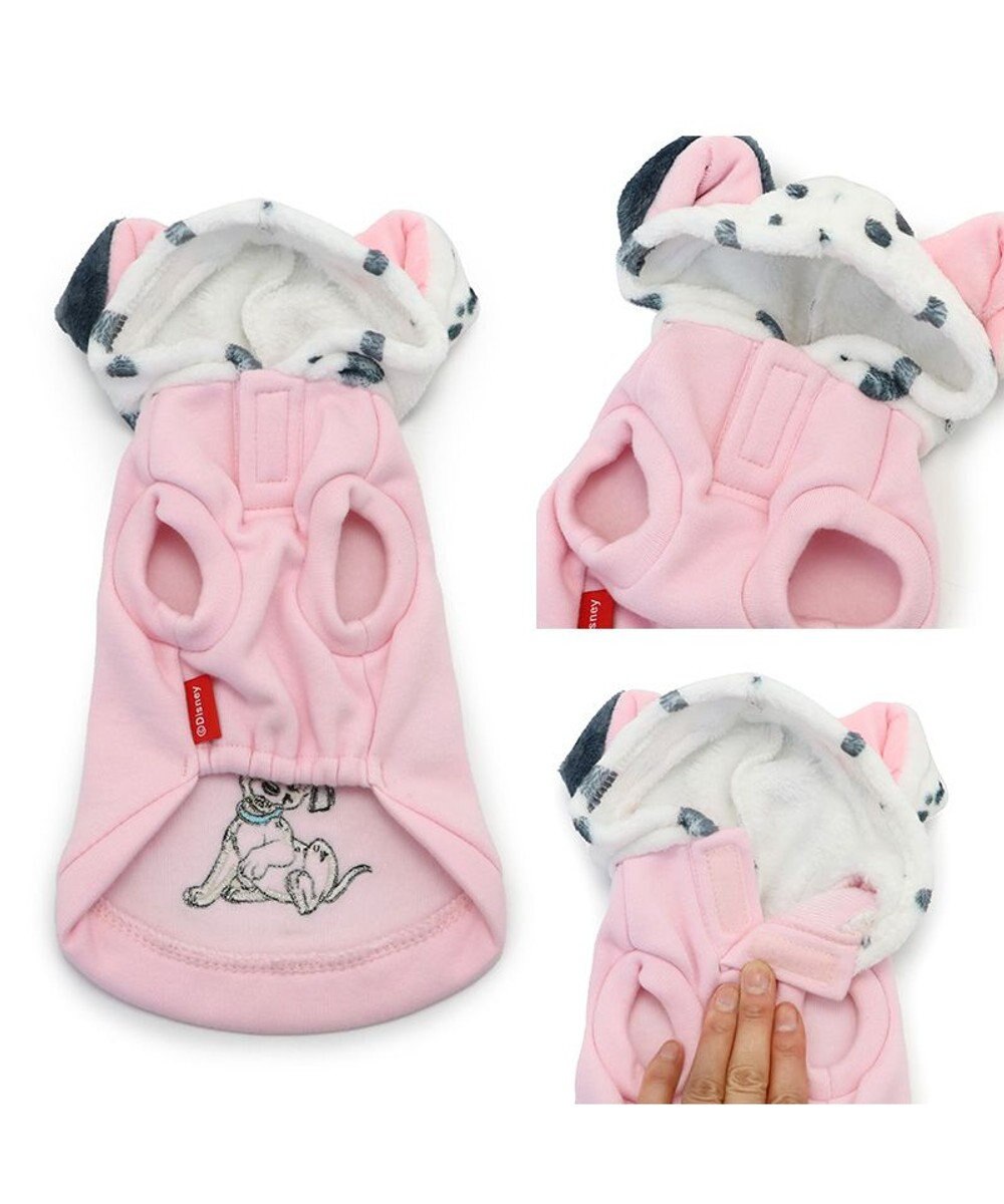 PET PARADISE ディズニー 101匹わんちゃん フード付きトレーナー 《パステル ピンク》 小型犬 