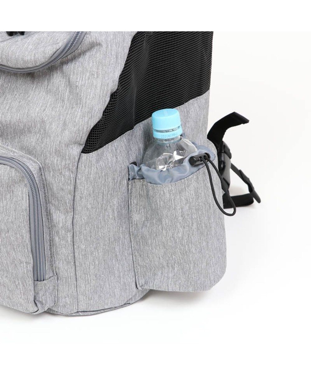 PET PARADISE J.PRESS マルチリュック グレー （M ）L ハグ＆キャリー 小型犬 