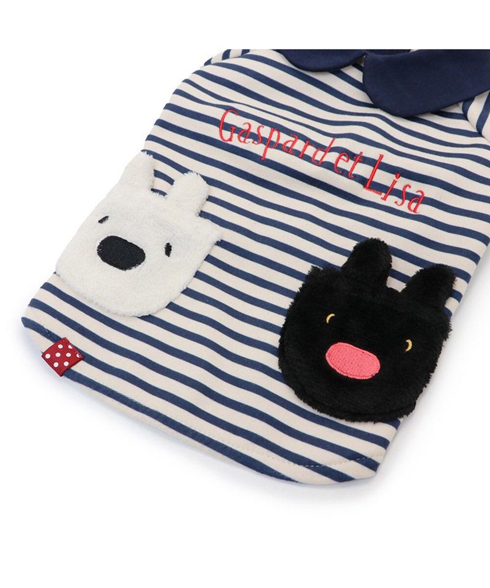 PET PARADISE リサとガスパール ペティヒートDAN Tシャツ 《ボーダー 縞柄》小型犬