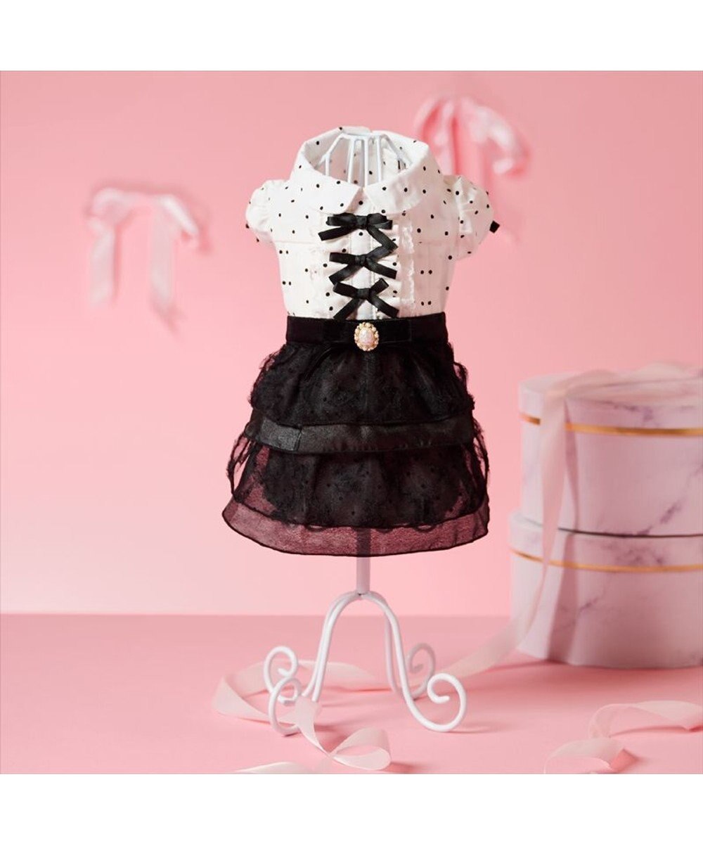PET PARADISE cherircouture ドットシャツ ワンピース 小型犬 