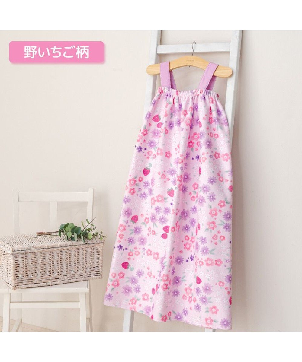 Mother garden マザーガーデン 野いちご 水泳 ラップタオル 100cm 