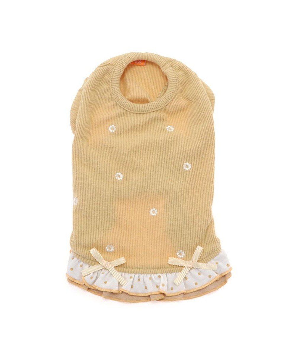 PET PARADISE ペットパラダイス ペティヒートプレミアム  Tシャツ《花刺繍柄》 小型犬 