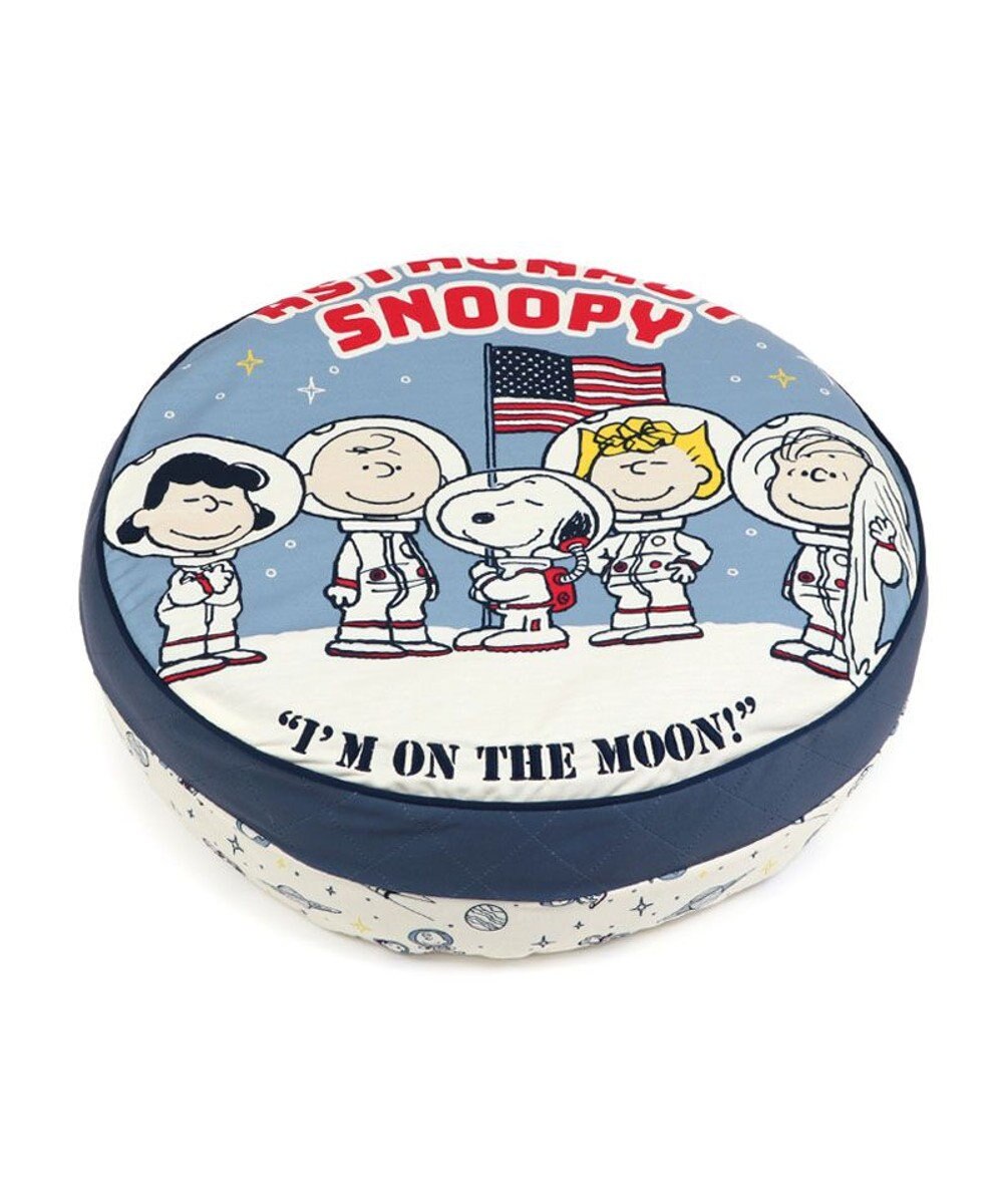 PET PARADISE スヌーピー 丸型 クッション 《アストロノーツ柄》 