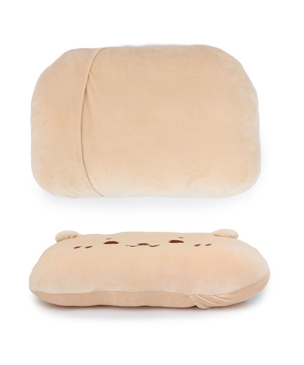 Mother garden しろたん らっこいぬ 顔まくら 29cm×43cm 