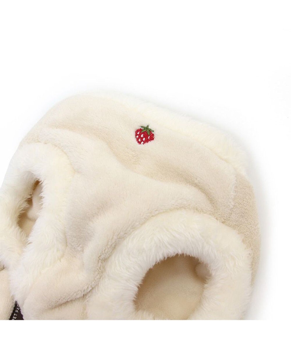 PET PARADISE ペットパラダイス 背中開き ベスト 苺 刺繍 中型犬 大型犬