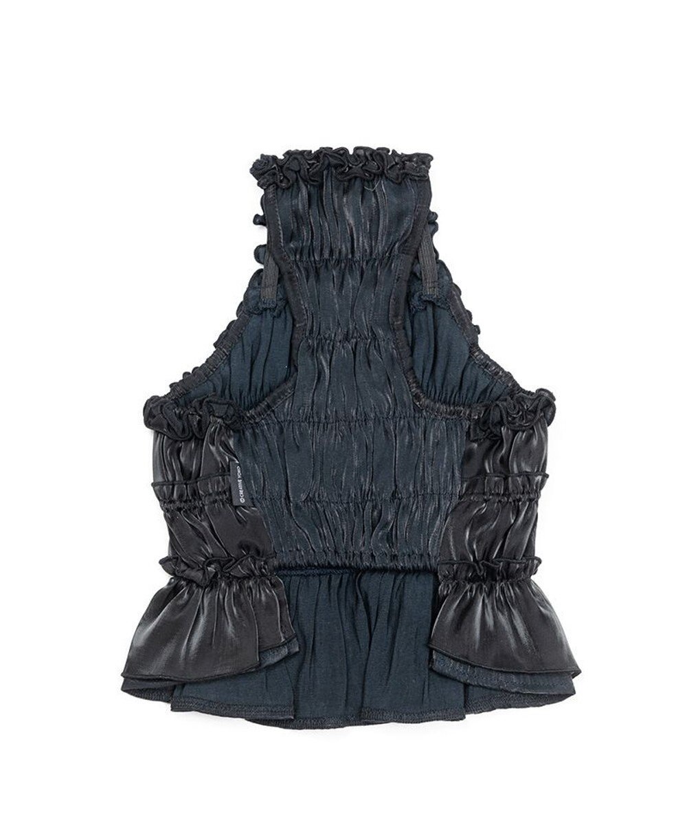 PET PARADISE cherircouture シャーリング キャミソール 《ブラック》 小型犬 