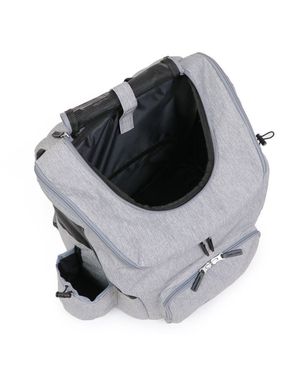 PET PARADISE J.PRESS マルチリュック グレー （M ）L ハグ＆キャリー 小型犬 