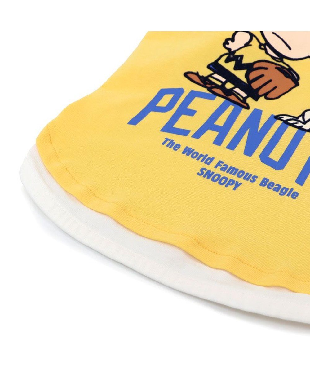 PET PARADISE スヌーピー Tシャツ 《ファインプレー柄》 黄色 中型犬 大型犬 