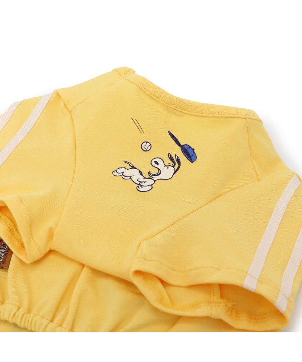 PET PARADISE スヌーピー Tシャツ 《ファインプレー柄》 黄色 中型犬 大型犬 