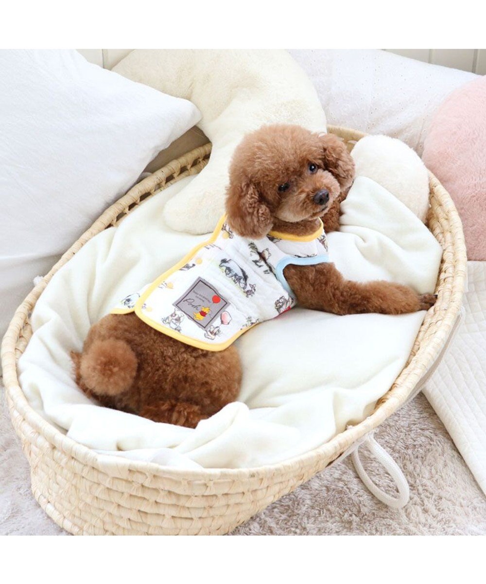 PET PARADISE ディズニー くまのプーさん ふわりとキルトベスト  手描き柄  超小型犬 小型犬 