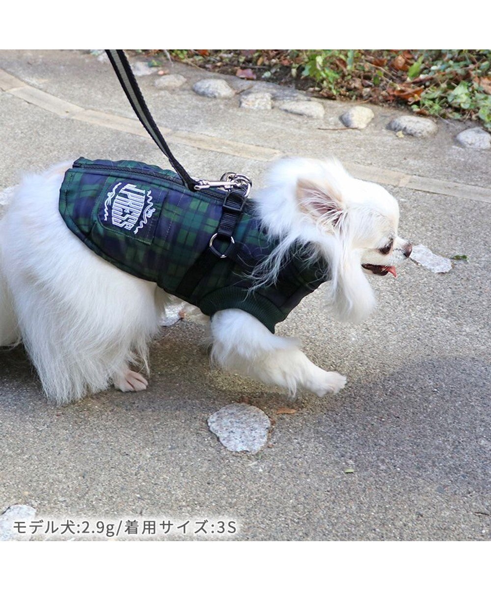 PET PARADISE J.PRESS アウター ハーネスベスト 《チェック柄》 小型犬 