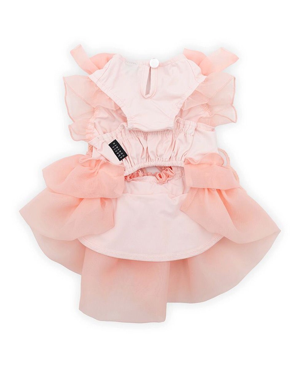 PET PARADISE cherircouture  接触冷感リボンワンピース《ピンク》 小型犬 