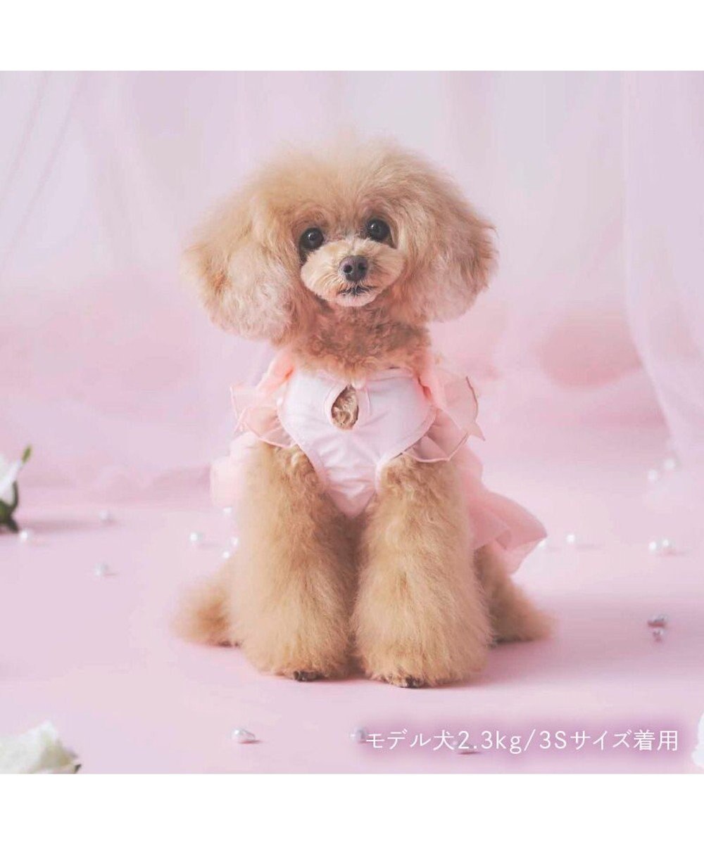 PET PARADISE cherircouture  接触冷感リボンワンピース《ピンク》 小型犬 