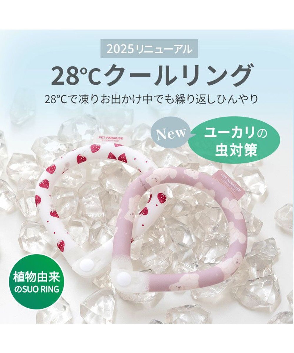 PET PARADISE ペットパラダイス 28℃クールリング 《くま》 ３Ｓ 小型犬 