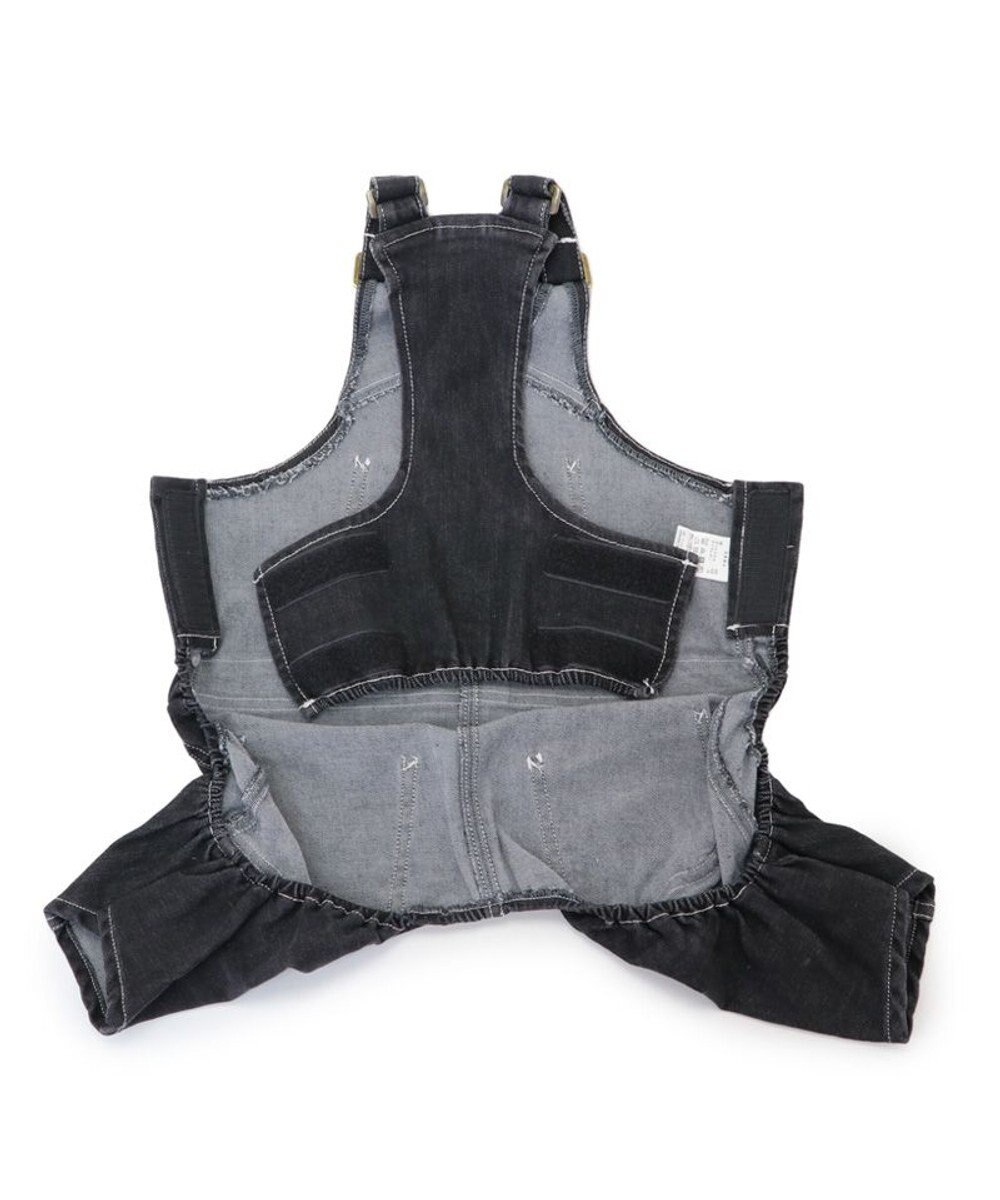 PET PARADISE Lee デニム オーバーオール 《ブラック》 小型犬 