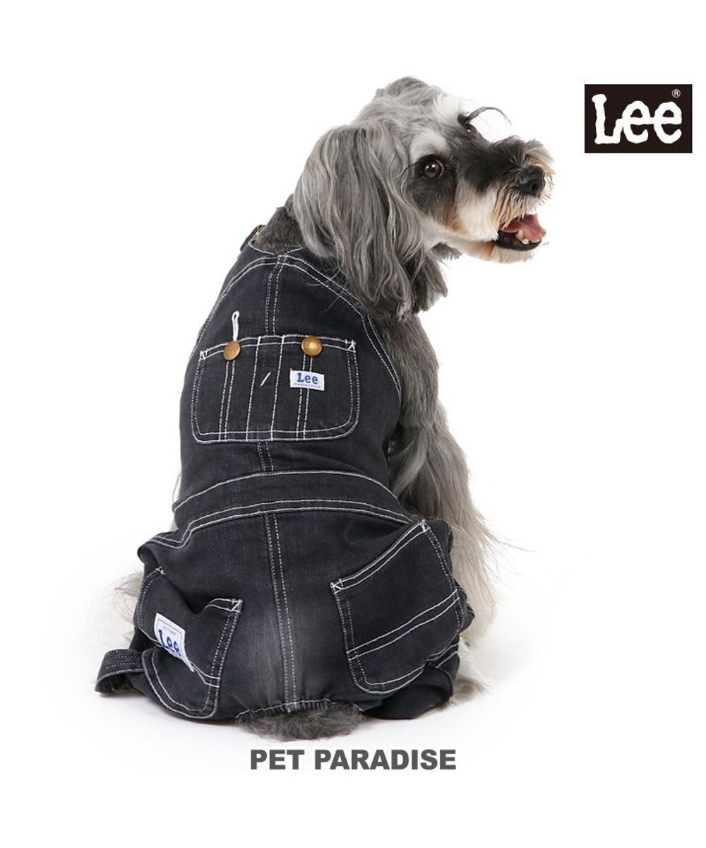 PET PARADISE Lee デニム オーバーオール 《ブラック》 小型犬 ブラック