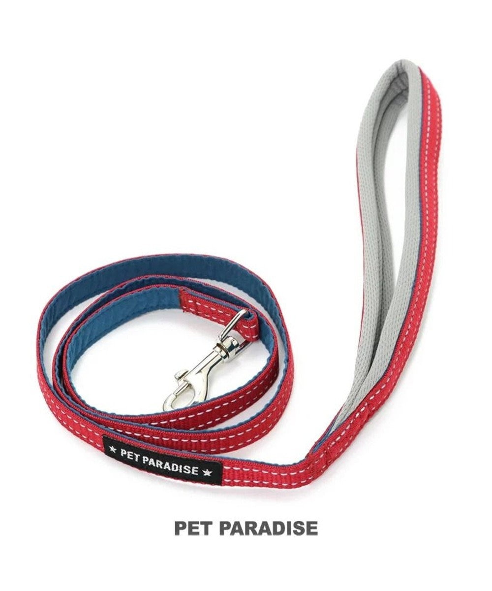 PET PARADISE 【5/20-29限定５％OFF対象商品】ペットパラダイス シンプル リード 赤 ペット4S~3S 赤