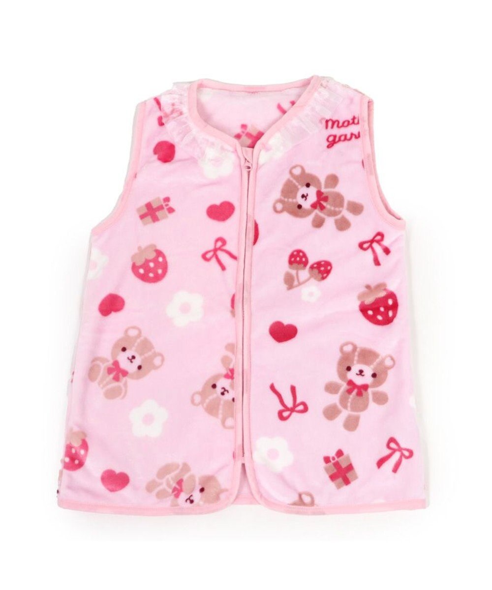 Mother garden マザーガーデン くまちゃん柄 ふわふわ あったか キッズ スリーパー  100cm~120cm / 120cm~140cm