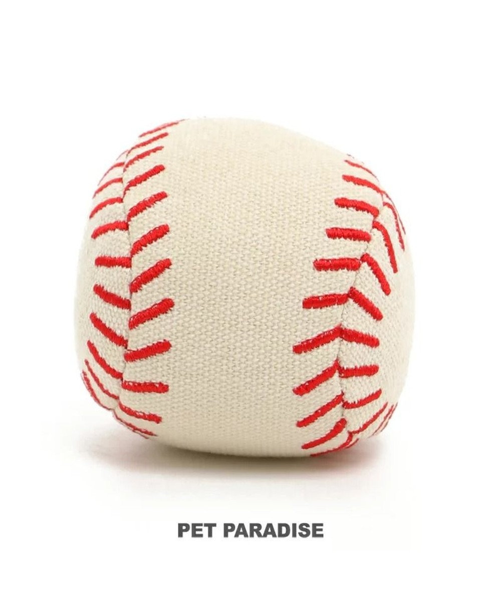 PET PARADISE 犬用品 ペットグッズ 犬 おもちゃ ペットパラダイス　犬 おもちゃ ボール 野球| おうちで遊ぼう おうち時間 犬 おもちゃ オモチャ ペットのペットトイ 玩具 TOY 小型犬 おもちゃ かわいい おもしろ インスタ映え 白~オフホワイト