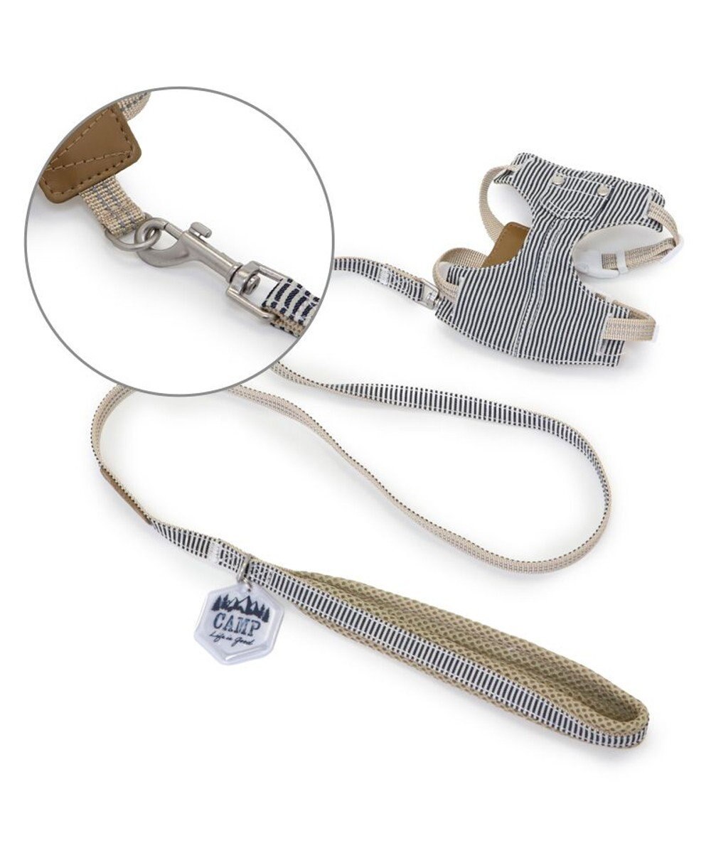 PET PARADISE ペットパラダイス ヒッコリー スリム ハーネス＆リード SS 小型犬 