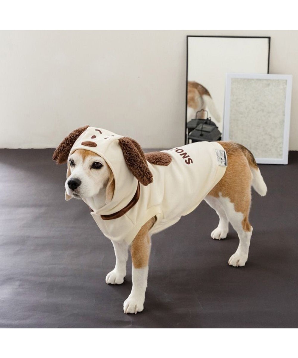 PET PARADISE スヌーピー 50s スヌーピーパーカー 《ホワイト》 中型犬 大型犬 