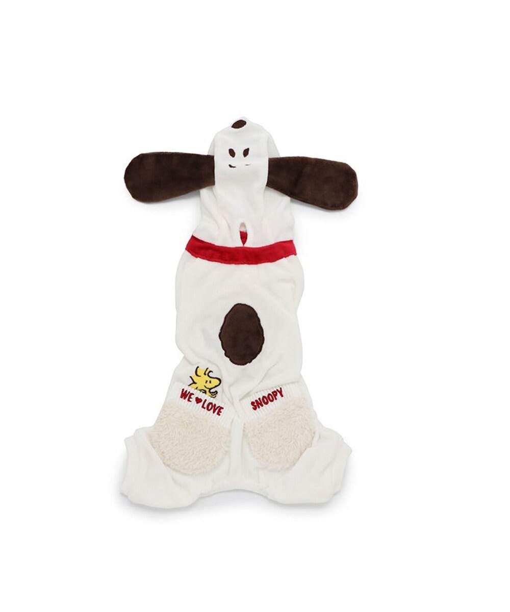 PET PARADISE スヌーピー なりきり ベロア ロンパース 【中型犬】