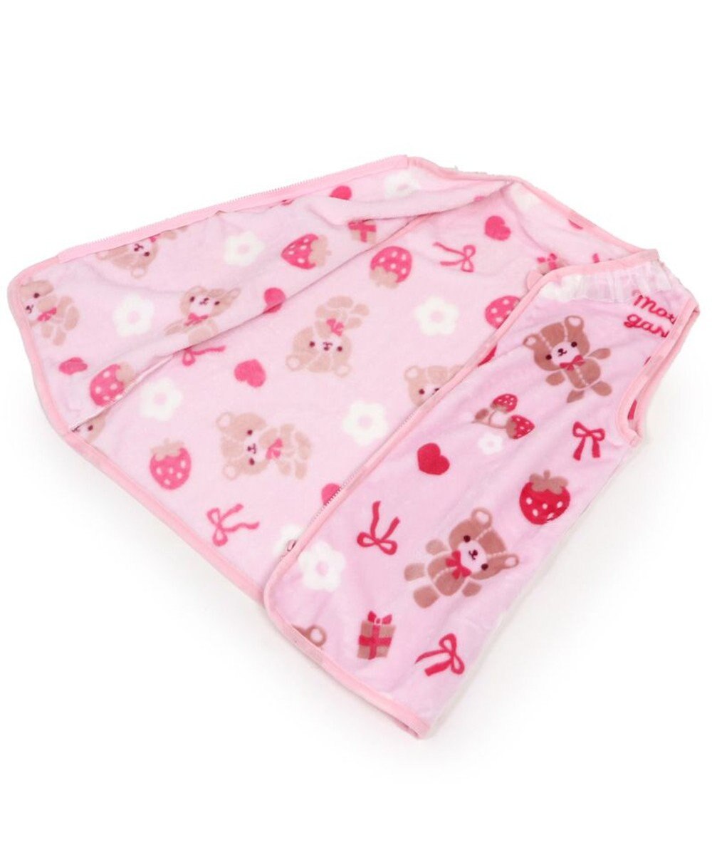 Mother garden マザーガーデン くまちゃん柄 ふわふわ あったか キッズ スリーパー  100cm~120cm / 120cm~140cm 