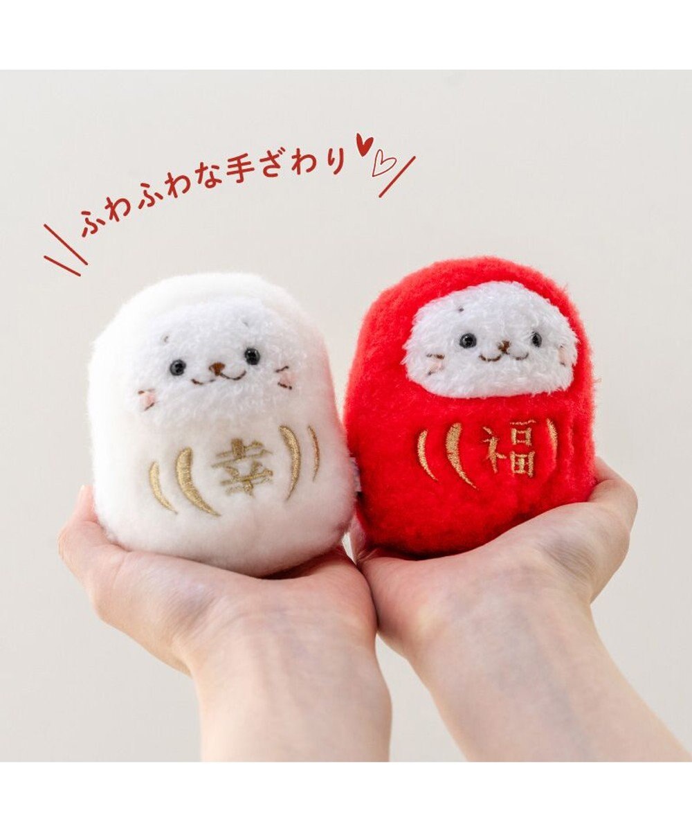 Mother garden しろたん 福だるま マスコット 《赤色》 単品 