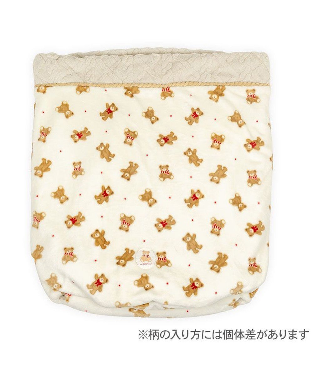 PET PARADISE ペットパラダイス くまちゃん 筒型寝袋 《ほっこりくま柄》 Ｌ 