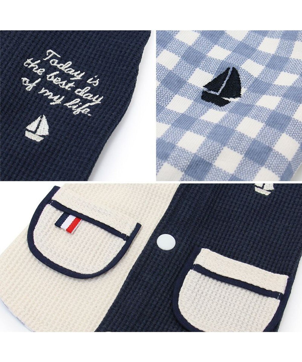 PET PARADISE ペットパラダイス やさしいベスト リバーシブル《マリン柄》 中型犬 大型犬 