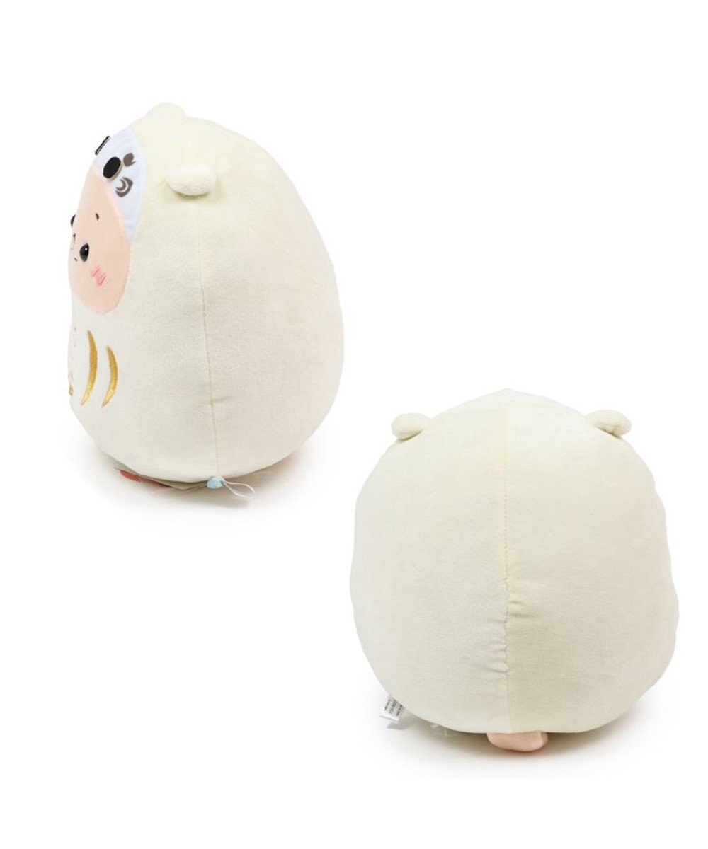 Mother garden しろたん お座り らっこいぬ 白だるま 《らこ福》 ぬいぐるみ 20cm お座りぬいぐるみ ぬいぐるみ マスコット お座り だるま 縁起物 お正月 新年 あざらし アザラシ かわいい キャラクター マザーガーデン 