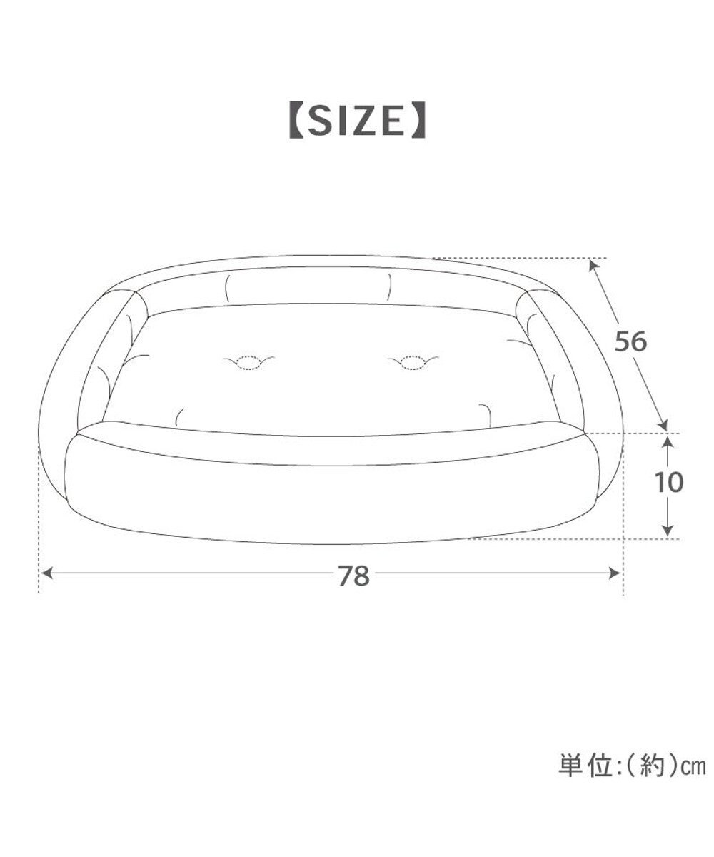 PET PARADISE ペットパラダイス くまさん クールカドラー 《アイス柄》 Ｌ 