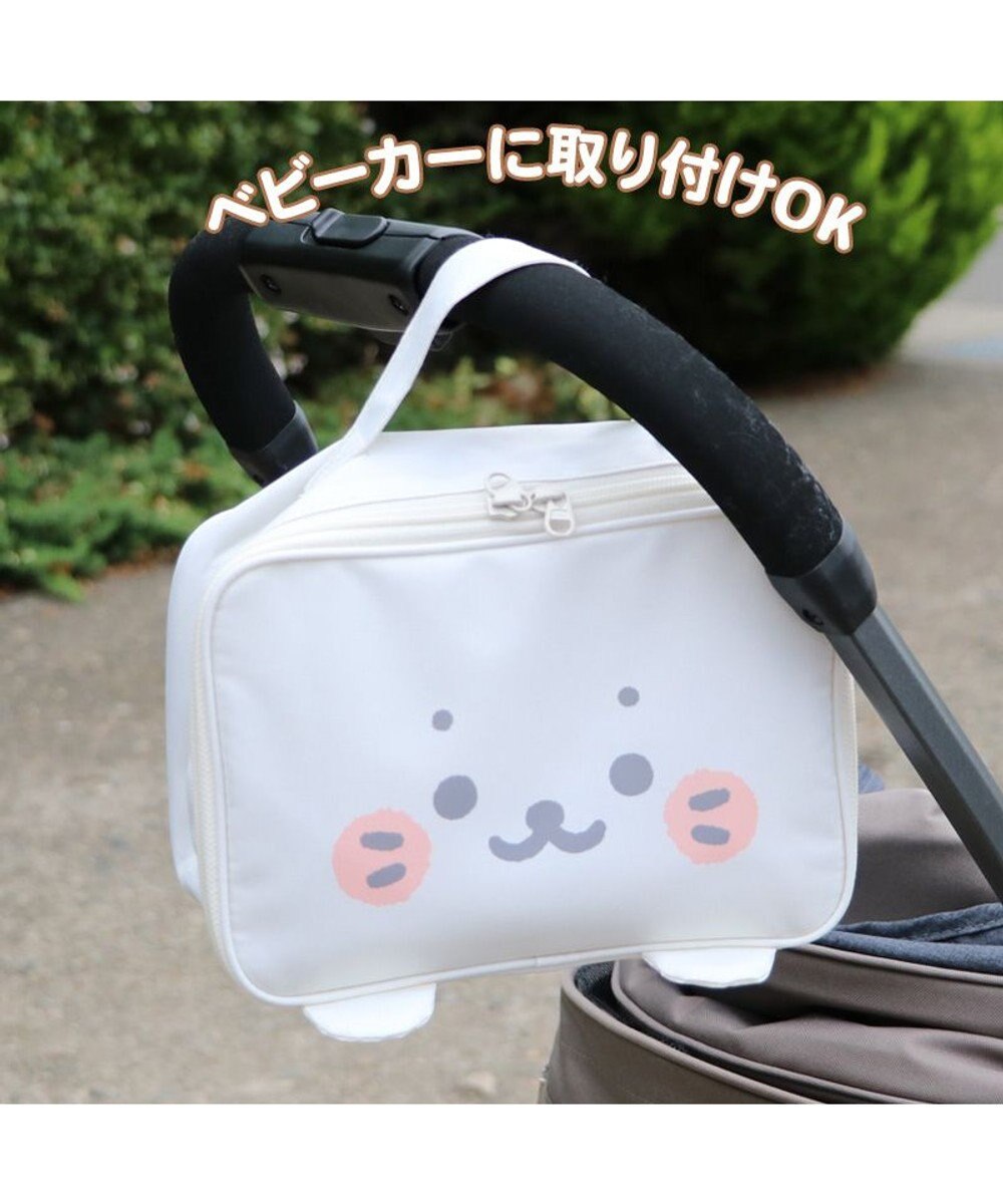 Mother garden しろたん 顔ぼん柄 ポーチ おむつポーチ トラベルポーチ 